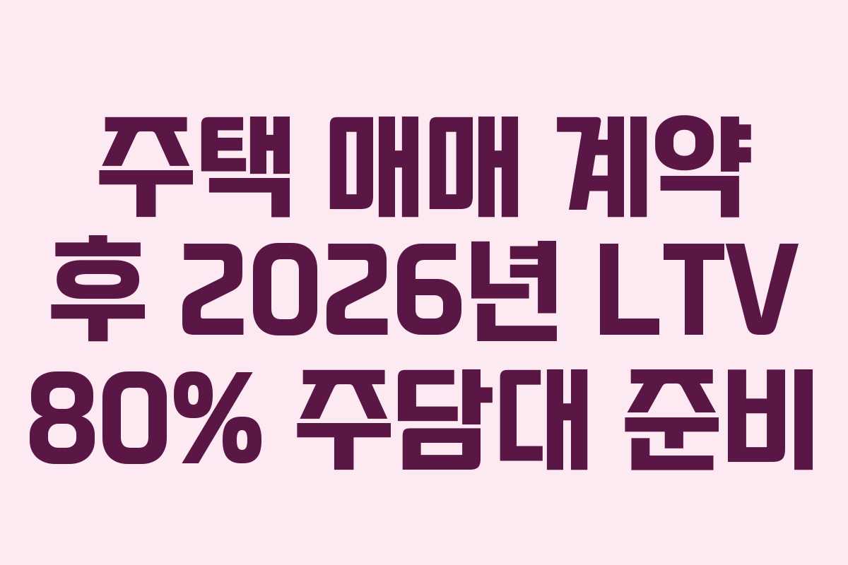 주택-매매-계약-후-2026년-LTV-80%-주담대-준비