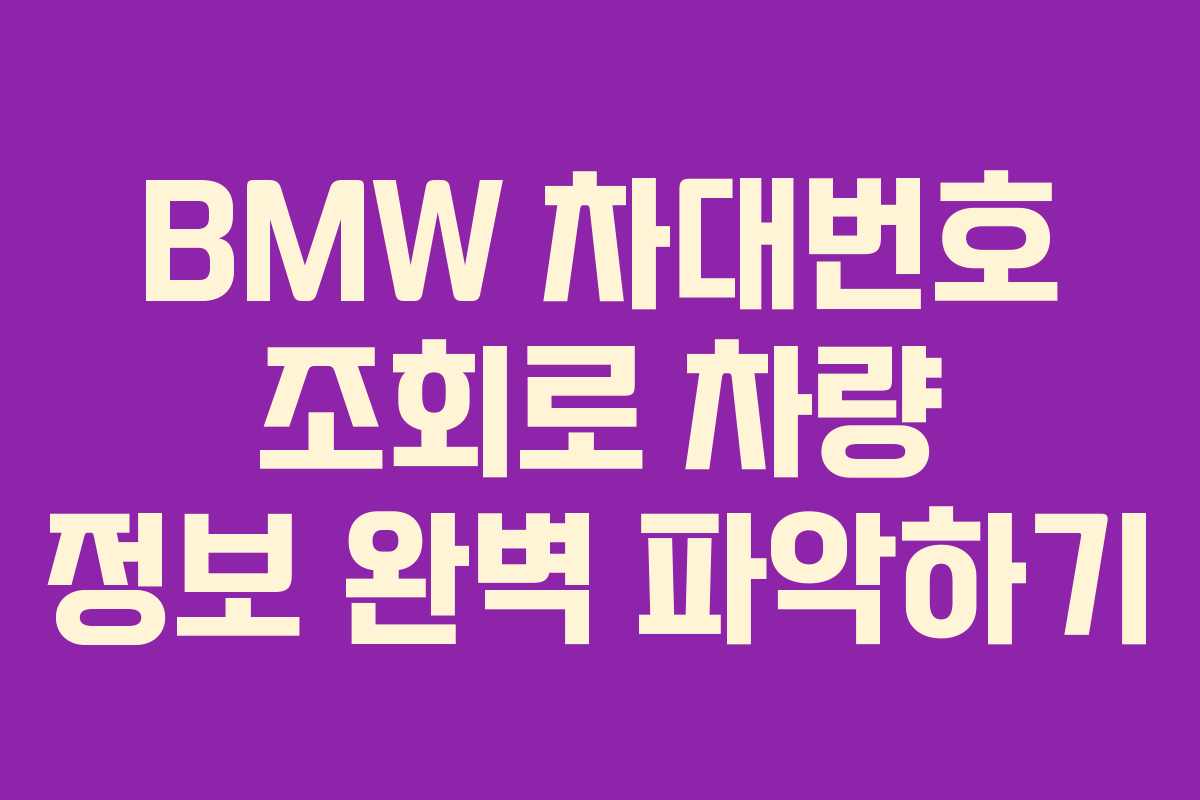 BMW-차대번호-조회로-차량-정보-완벽-파악하기