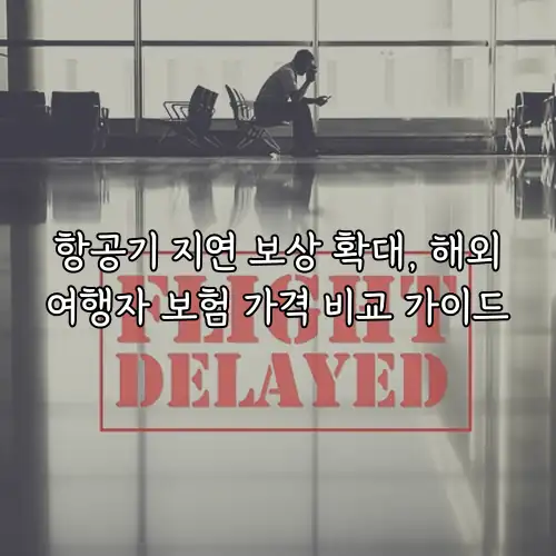 항공기 지연 보상 확대, 해외여행자 보험 가격 비교 가이드
