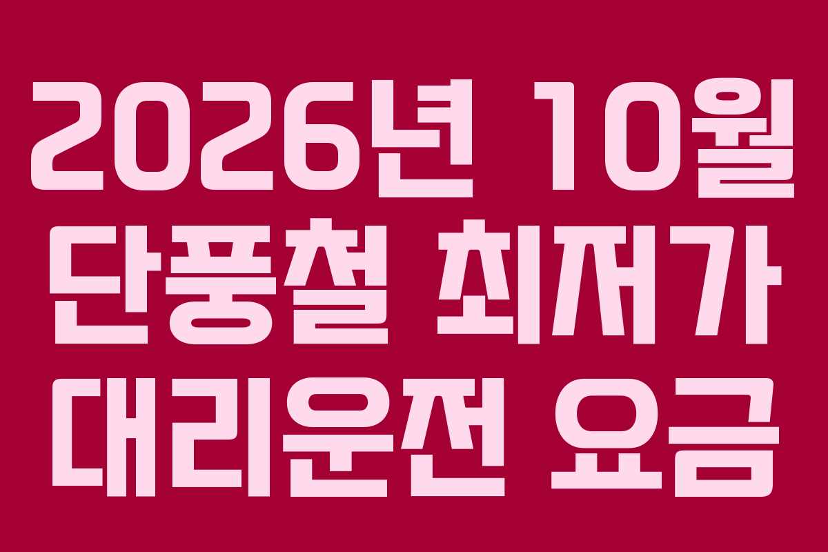 2026년-10월-단풍철-최저가-대리운전-요금